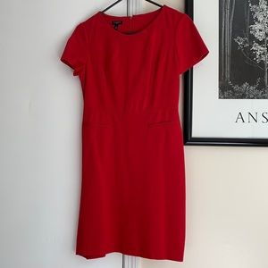 Red Talbots dress